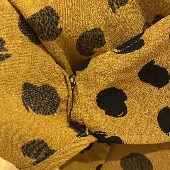 Madewell Sash-Tie Wrap Top in Painted Spots - Animal Print - Picture 8 of 11